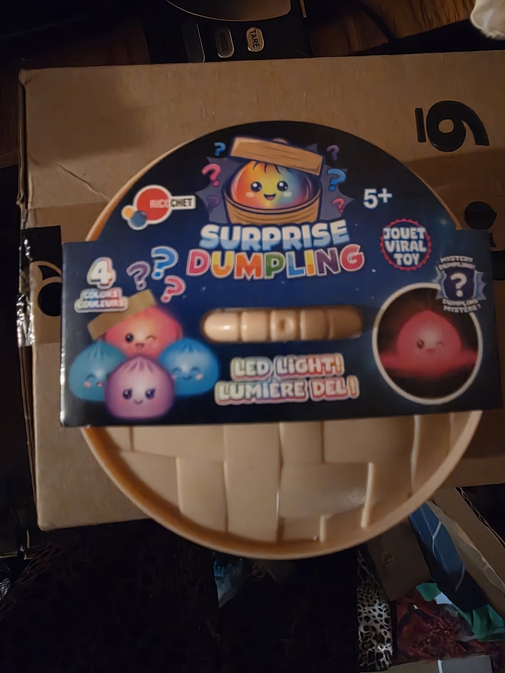Surprise Dumpling LED Light Kids Toy - Blue/Pink/Yellow - 5+